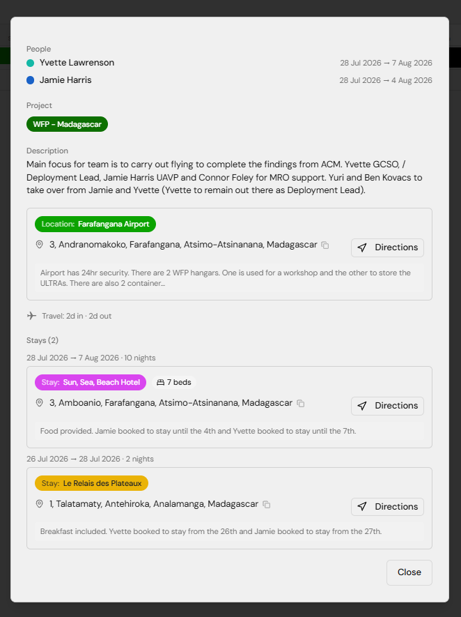 Assignment details — desktop